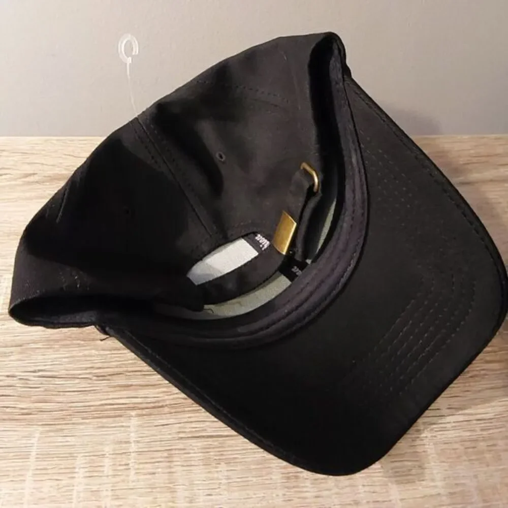 NEW Poison, Radioactive‎ Warning Symbol Black Adjustable Baseball Dad hat Zombie